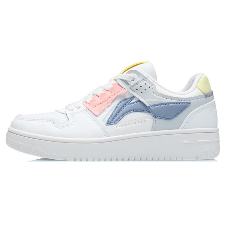 

Li Ning Synthetic Leather Comfortable Slip Resistant Cushioning Abrasion Resistant Lightweight Low top Skateboard Shoes AGCP362-17 35.5