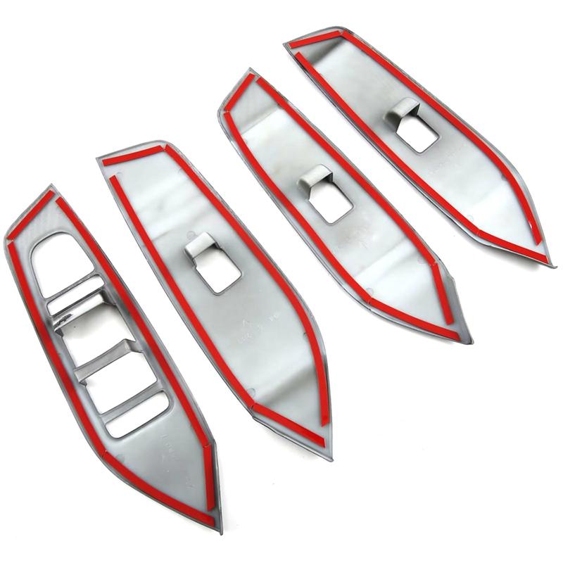 Car Window Lift Switch Button Cover Interior Door Armrest Trim Panel LHD For BYD Dolphin Mini/BYD Seagull-A87Q