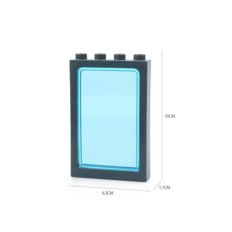 Big Size DIY Building Blocks Window Doors And Household Bulk Parts Model Compatible Large Bricks Toys Accessories Kids Toy Gifts