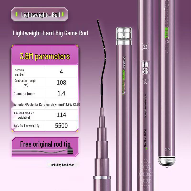 ADVANCE Lightweight Big Game Coarse Fishing Rod 3.6m