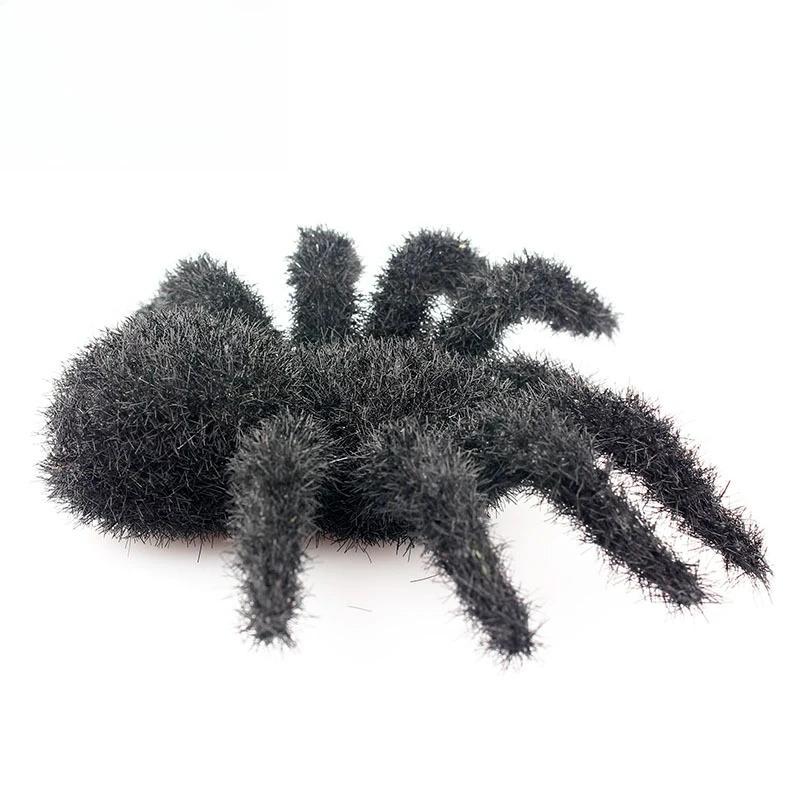 Large Spider Props Creepy Halloween Fake Hairy Spider Simulation Halloween Spider Ornaments Multipurpose Outdoor Indoor Decor