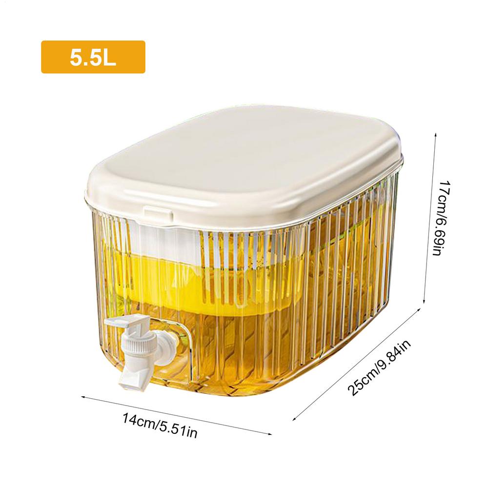 Cold Bubble Bucket With Strainer Household Fridge Bucket Teas and Juices Cooler Maker for Juices Water Coffee Fruit Tea