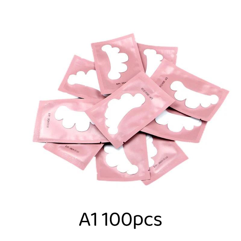 100Pcs Hydrogel Patches Under Eye Pads Tools Grafting Eyelash Under Eye Pads Eyelashes Extension Cloud Shape Eyelash Stickers