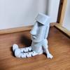 3D Printed Seated Figures, Easter Seated Figures Desktop Ornaments, Mini Unique Souvenir Decorations and Ornaments