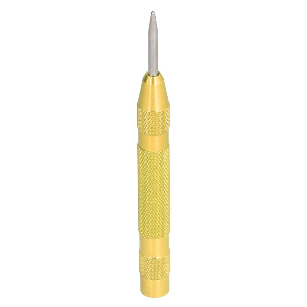 HSS Tip Center Hole Punch Adjustable Force Metal Center Punch Spring Loaded Punch For Plastic