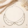 Long Tassels Bohemian Hair Chain Rhinestone Crystal Headband Ornament  Women Girls