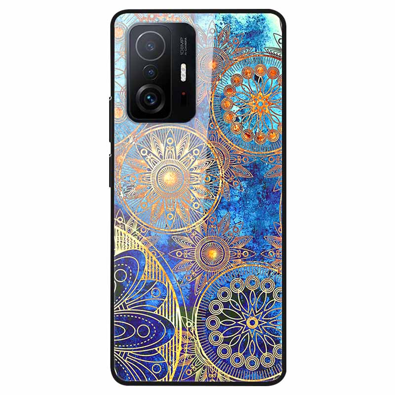 Tempered Glass Case For Xiaomi 11T Cover 6.67 Cool Bumper Hard glass Case For Xiaomi 11T Pro Case Mi 11T Pro Mi11T Capa Shells