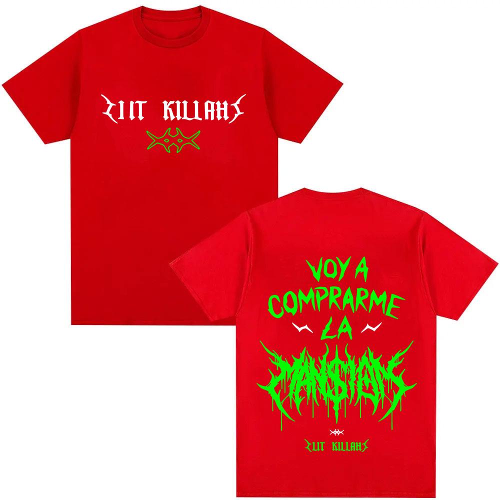 Rapper Lit Killah's New Album Product T-shirt: Men's and Women's Fashion Harajuku Summer Print 100% Pure Cotton T-shirt