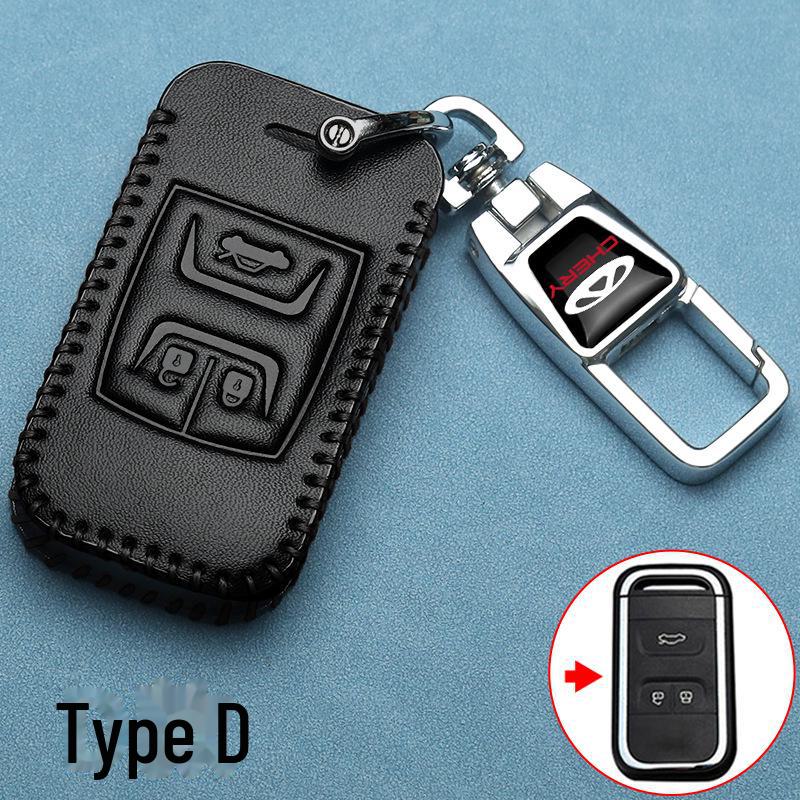 Chery Tiggo & Arrizo Leather Key Cover for 5x, 3, 9, 8 Plus/Pro, 7 Plus & Fengyun 2 Models