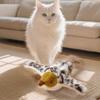 SelfMoving Electric Flocking Feathered Cats Teasing Toy with Life Like Bird Motion To Stimulate Pet Hunting and Chasing