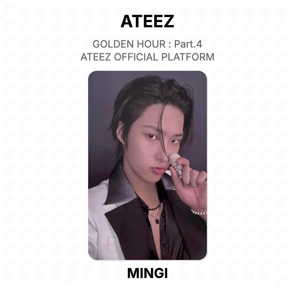 ATEEZ GOLDEN HOUR : Part.4 ATEEZ OFFICIAL PLATFORM Official Photocard