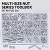 1/5 BOXES M3 M4 M5 Combination Set Half Round Head Cross Screw Nut Nut Nut Bolt Shim Assortment Kit