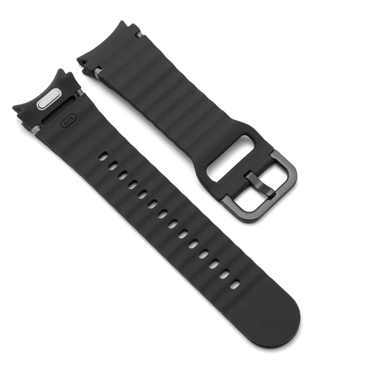 

Quick Button Silicone Band for Samsung Galaxy Watch 7 6 4 44mm 40mm 5 Pro 45mm Bracelet Galaxy Watch 6 4Classic 43mm 47mm Strap Galaxy Watch 7 6 5 4