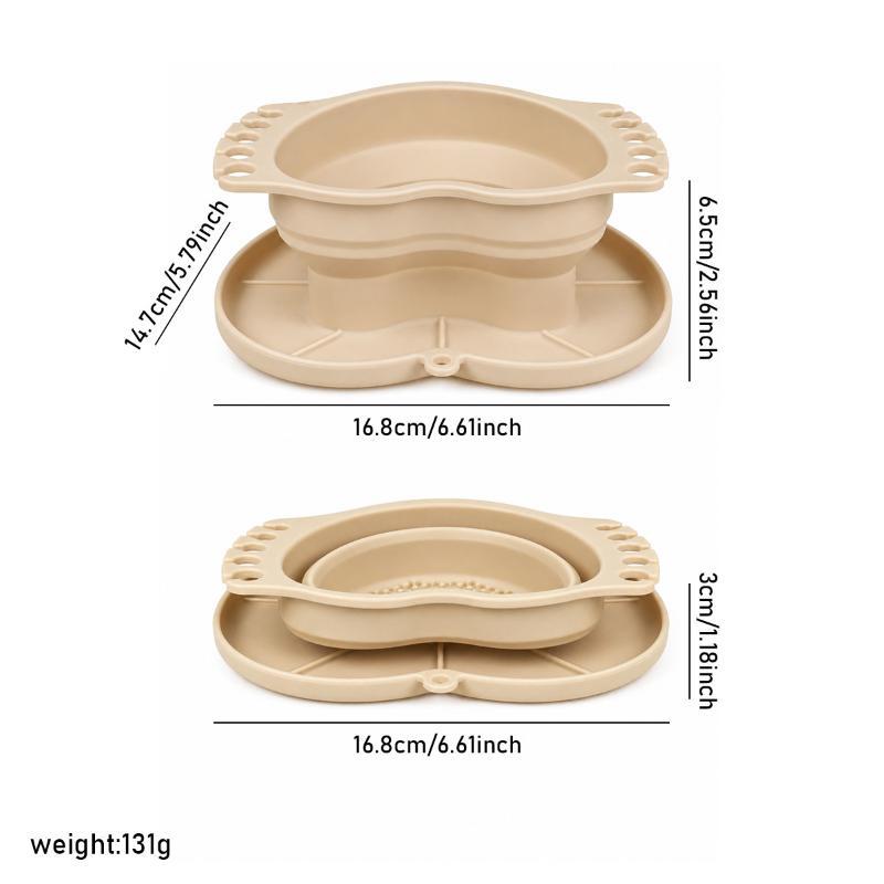 Collapsible Silicone Washing Bucket Foldable Portable for Makeup Brushes Paintbrushes Travel Outdoor Painting Activities