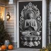 3D Gold Door Decoration Stickers  Zen Mandala BuddhaSimple Abstract Lines Flowers Wallpaper For Living Room Home Decor Bedroom Art Decals