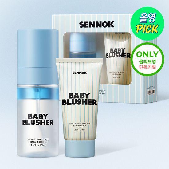 SENNOK Hair Perfume Mist 60ml (2 Types) Single Item/Planning (Baby Blusher Plan/Sleeping Rose)