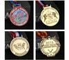 Antique Finish Zinc Alloy Cycling Race Medal for Outdoor Team Building Activities