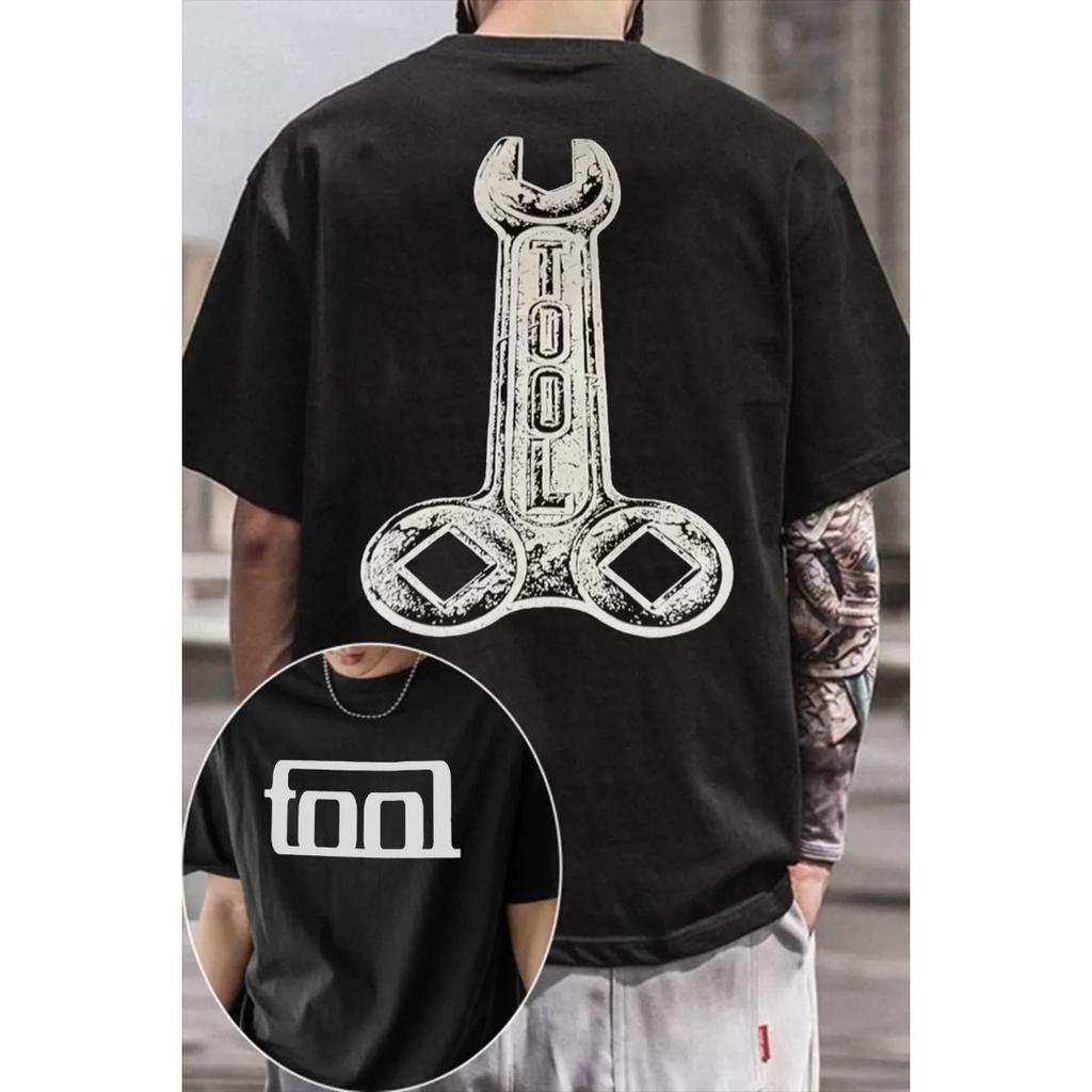 T-shirt Grafica Tool Uomo Donna Grafica Band Pesante Streetwear Oversize Y2k Casual Larga Manica Corta Unisex T-Shirt Abbigliamento Femminile Maschile