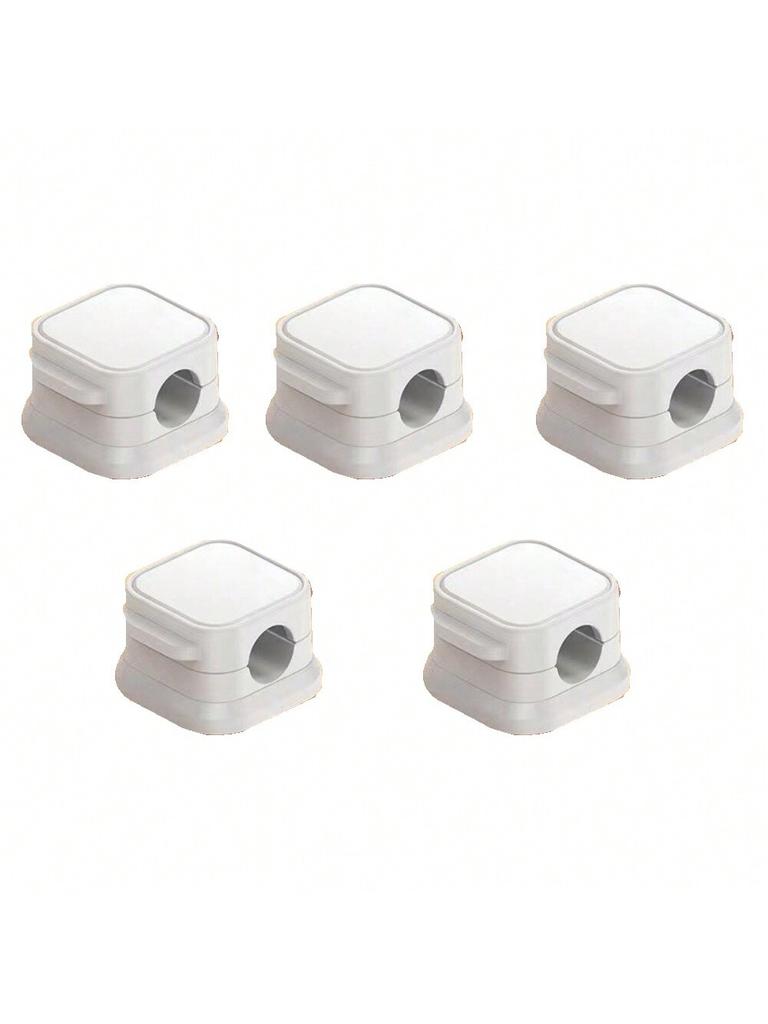 5/10/20Pcs Magnetic Cable Organizer Data Cable Holder Fixed Charging Cable Storage Sturdy Portable Desktop Organization Tool
