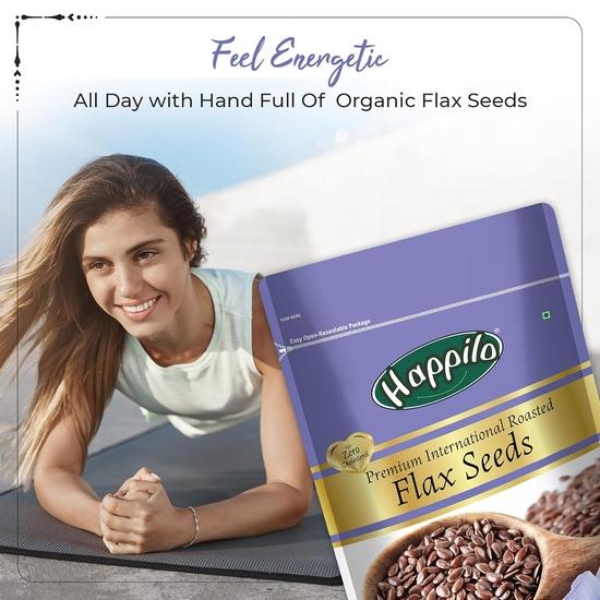 Happilo Premium Autentiska Linfrön Rostade 250g (Paket om 2)