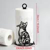 Cute Cat Paper Towel Stand, simple design for countertop placement, durable and budget-friendly kitchen storage