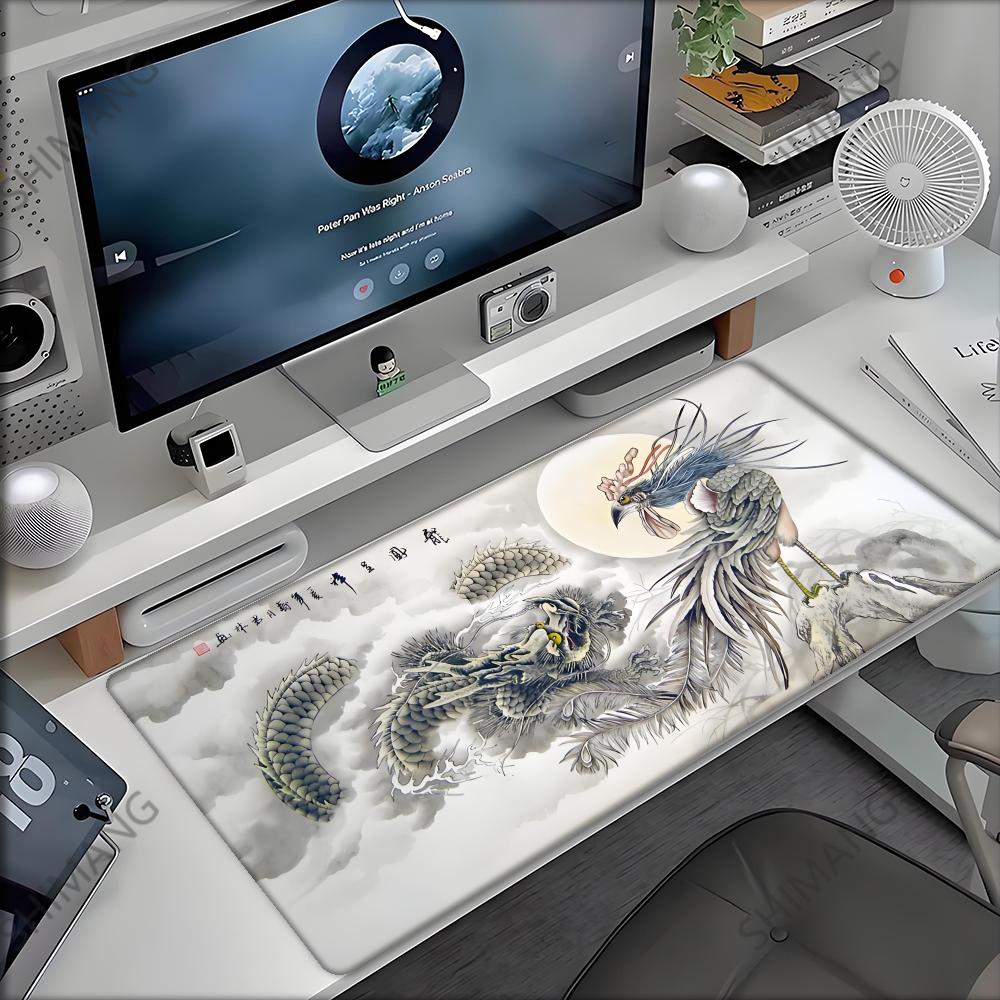 Dragon Mouse Pad Desk Mat Office Rug Mouse Mat Mause Pad Xxl totem Big Mousepepad Gaming Accessories Mausepad Deskmamer Mousepad