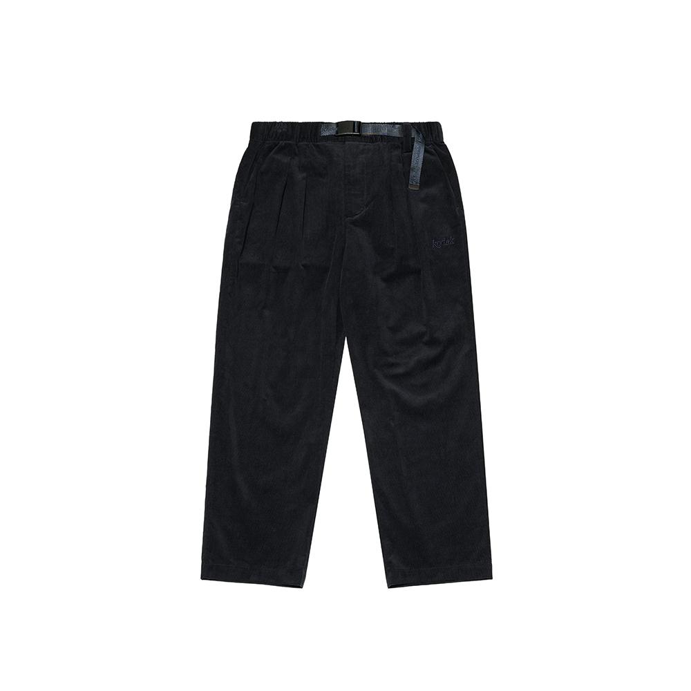 KODAK Brownie Corduroy Wide Tapered Fit Pants Navy