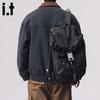 :CHOCOOLATEit Men's Trendy High Street Retro Lapel Denim Jacket