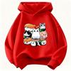 Funny Sushi Cat Food Design Printed Hoodie Kids Cat Children's Sweatshirt Hoody for Boys Girls Spring Y2k Casual Hoodies