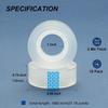 Transparent Tape Refills Bulk, 16 Rolls Clear Tapes, 3/4 Inch X 1000 Inch, Transparent Glossy Tape for Home School Office Supplies