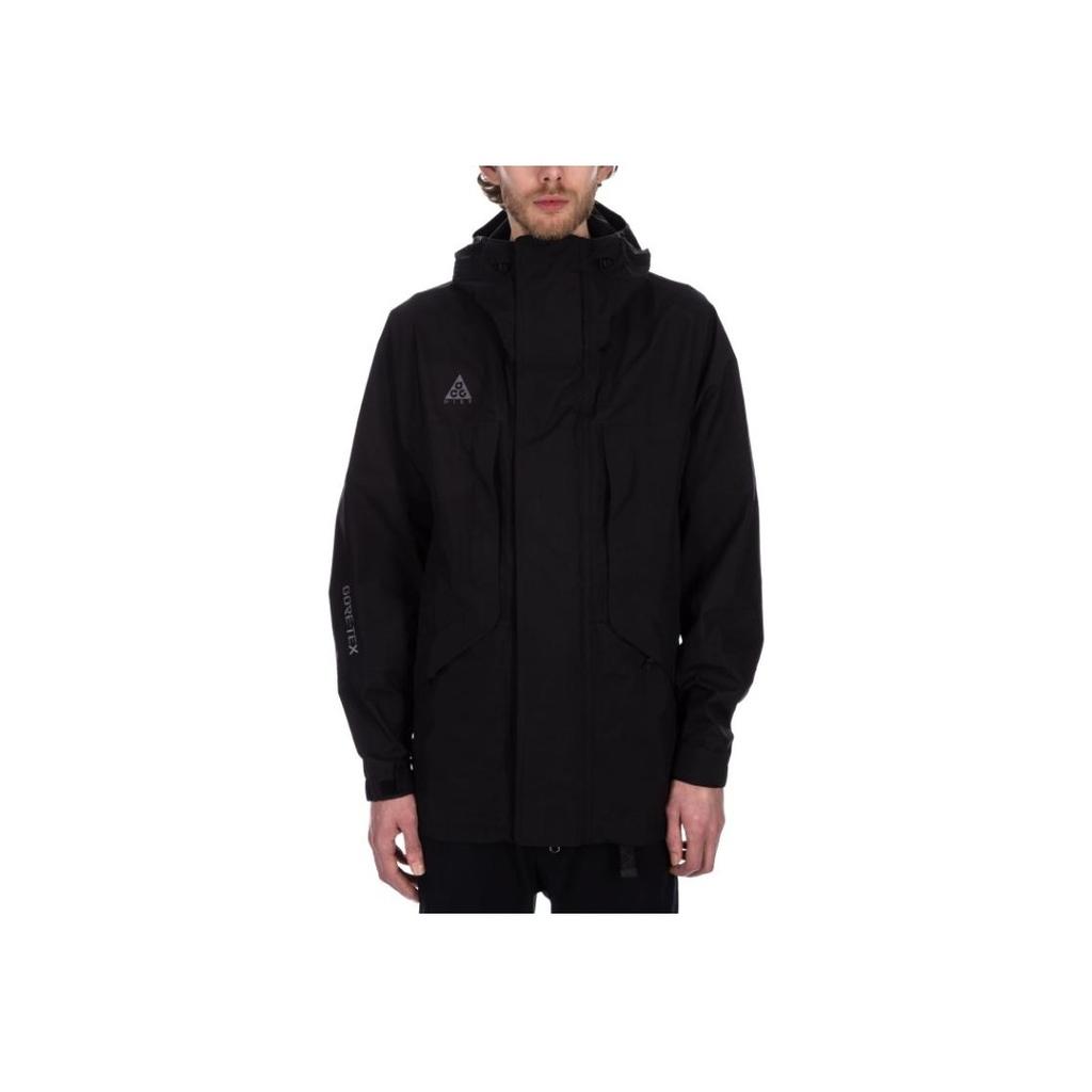 Nike ACG Series Gore-Tex Windproof Hooded Jacket Men Outerwear Black BQ3445-010