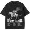 Cowboy Carter Album Beyonce Strój na Trasę Koszulka Spłukana Mężczyźni Kobiety Streetwear Koszulki Letnie Topy Bawełna