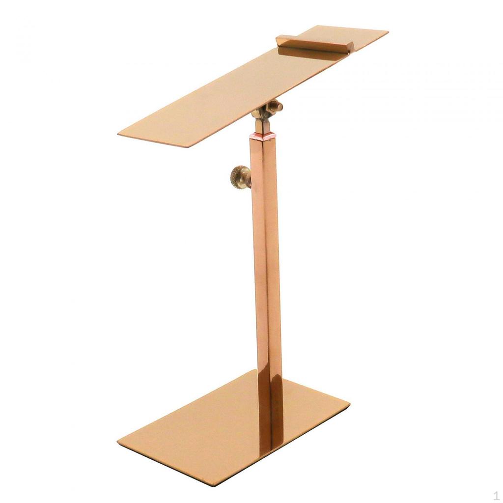 Leather Shoe Display Stand, Adjustable Sales Shelf, Window Stand for Sandals, High Heels,