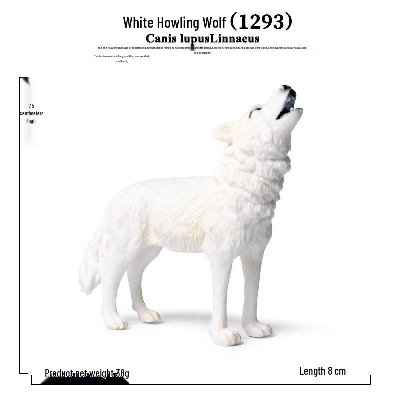 Children's Arctic Animal Model Set - Polar Bear, Fox, Wolf Simulation Toys