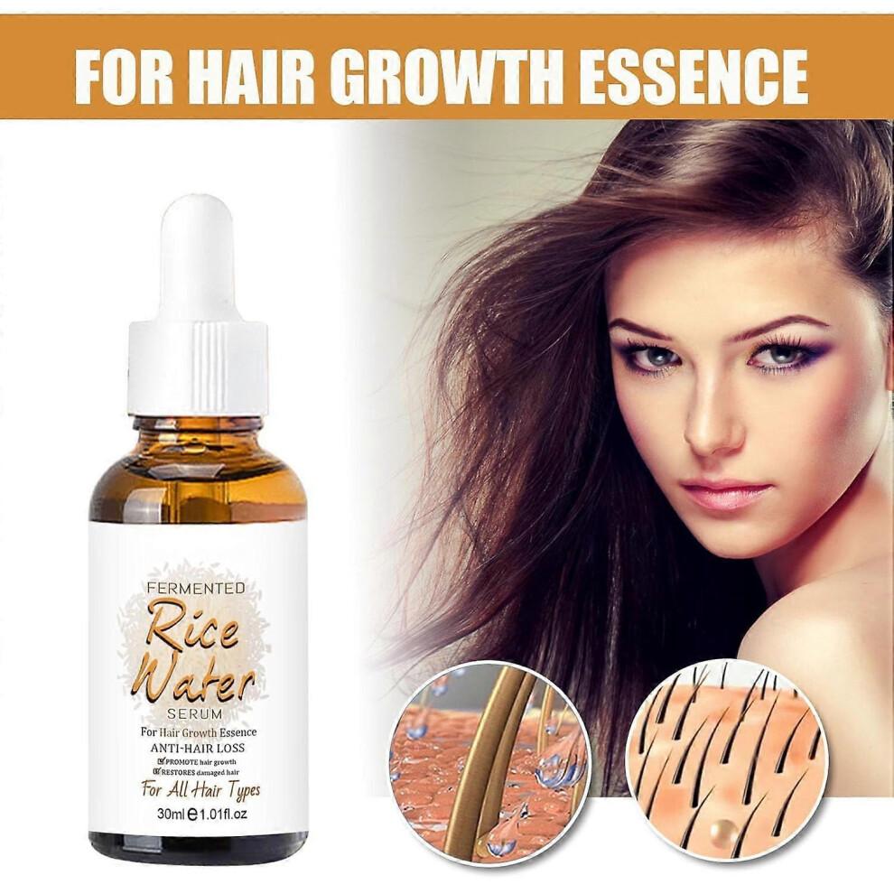 Rice Water Hair Growth Serum, 2Pcs Rice Water for Hair Growth, Rice Water Serum, Nourishing and Growth-stimulating Serum