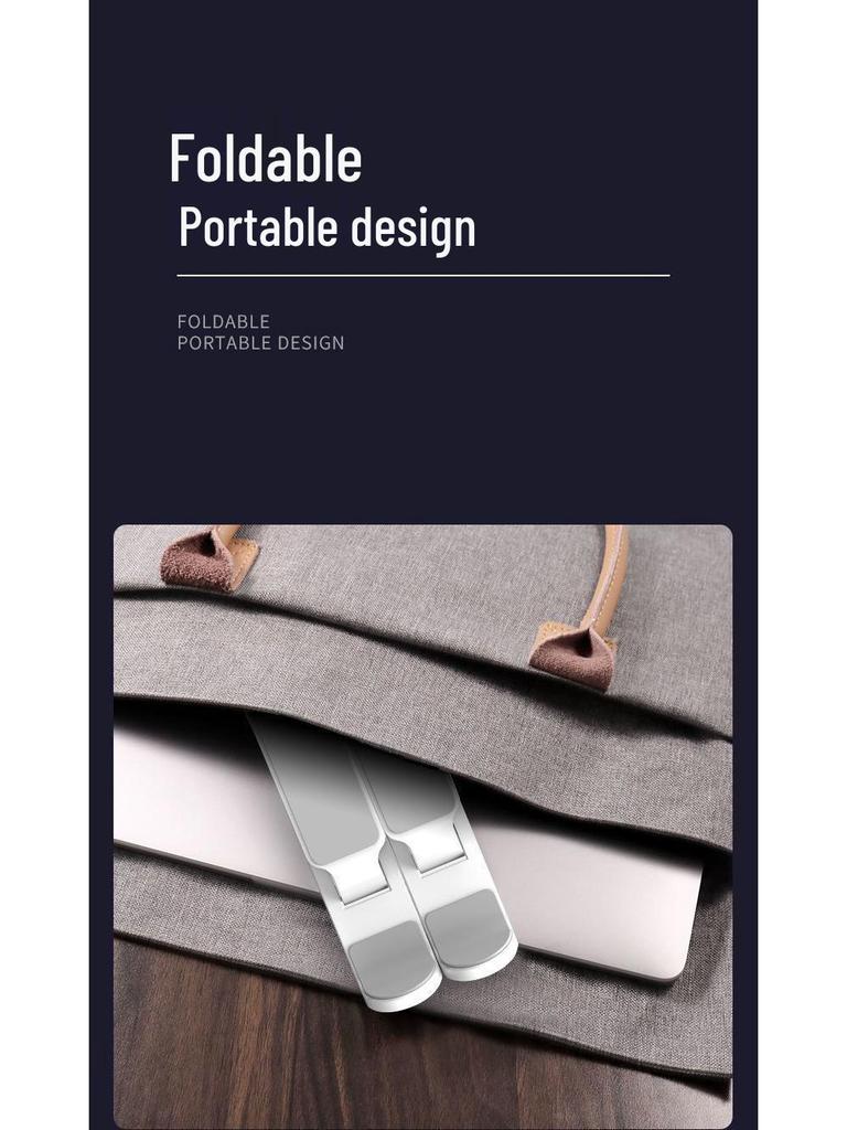 Adjustable Portable Laptop Stand Cooling Bracket and Tablet Riser