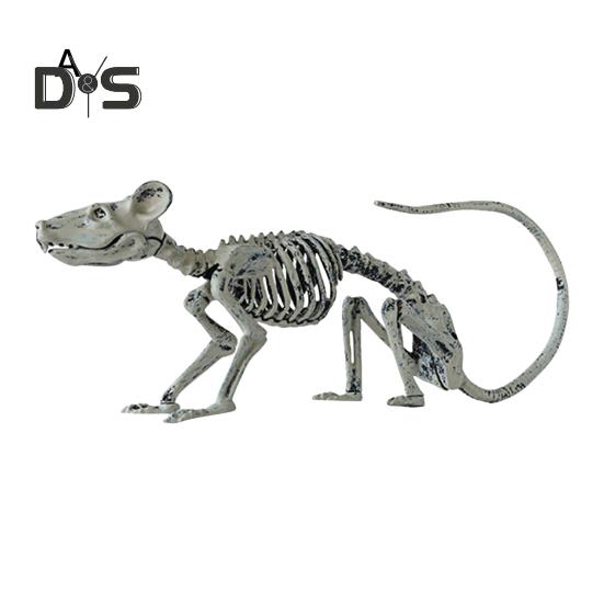 1/4 ks Halloween zvířecí kostlivec dekorace realistická krysa, vrána, pavouk, štír, kostra figurka plastová kostní socha model pro domácí kancelář kavárnu