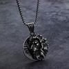 European and American Viking Series Domineering Retro Stainless Steel Lion Head Pendant Jewelry