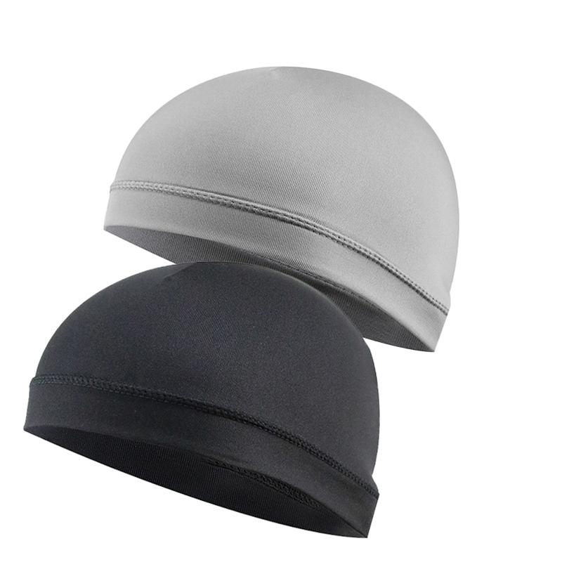 1Pc Polyester Unisex Helmet Summer Inner Cap Anti-sweat Quick Dry Bike Sports Hat Anti-UV Cycling Cap Motorcycle