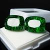 Pereche exclusivă de pietre prețioase naturale EMERALD VERDE Muzo, 19,6 ct, Tăietură Cushion, CERTIFICATĂ