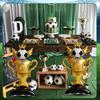 4D Standing Football & Rugby Balloons, Trophy Soccer Balloon Pile, Ideal for Birthday Party Decorations, Sports Theme Party Supplies & Gifts