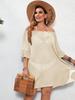 Women's Plus Size Beach Ruffled Cover-Up Dress Coverups Dress Summer Bathing Suit Beachwear Shirt Beach Short Dress Clothes