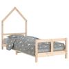 Kids  Bed 80 X 200 Cm Solid Pine Wood