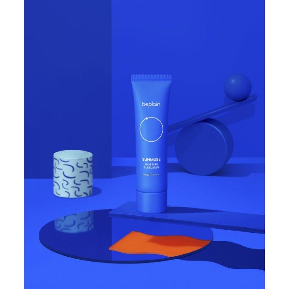 Beplain [organic Tea] Sunmuse Moisture Sun Cream 50ml  Spf50+ Pa++++ 