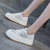 Leather mesh breathable little white shoes women's shoes summer new thick baseplate shoes versatile casual sports shoes