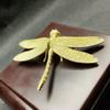 Removable Brass Dragonfly Figurines Simulation Animal Wings Toy  Office Desk Small Ornament