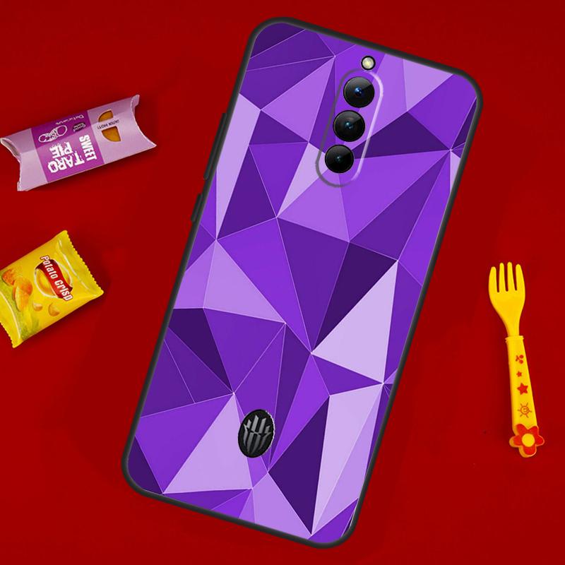Geometric Abstract Crystal Case For ZTE Nubia Red Magic 8S 9S 10S 8 9 10 11 Pro Plus 6 7 6S 7S Pro 6R 5G 10 Air Cover