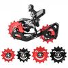 Aluminum Zinc Zinc Alloy Bike Rear Derailleur Pully Bicycle Steel Pulley Bearing  MTB BikeAccessories