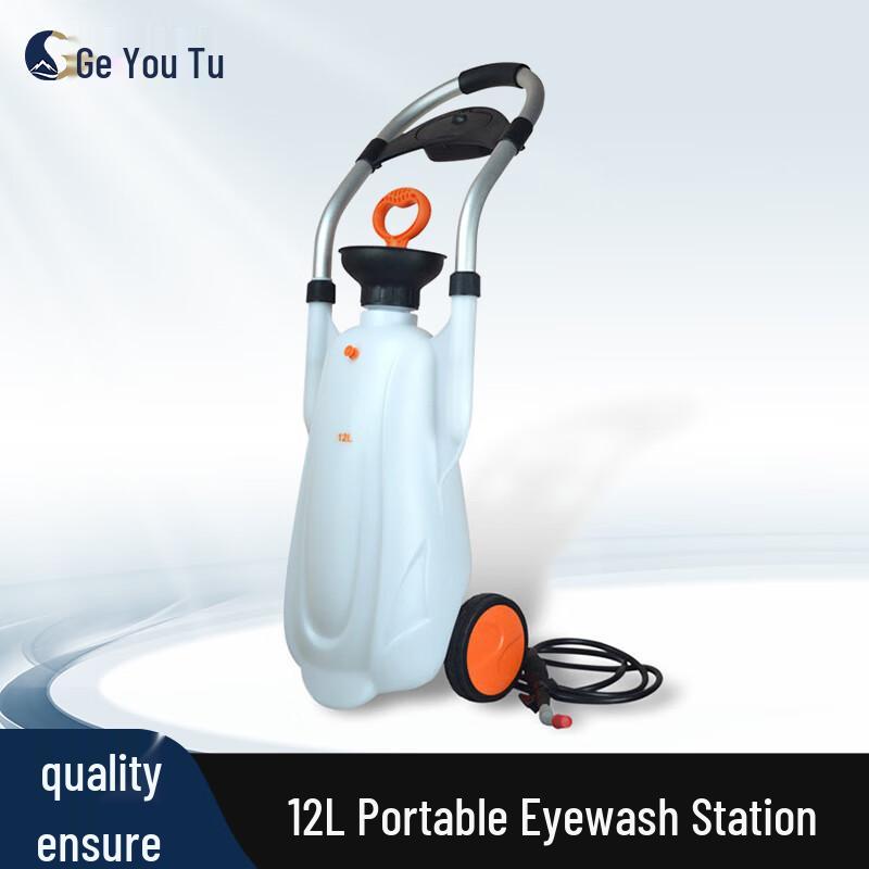 

Portable Emergency Eye Wash Station with Cart