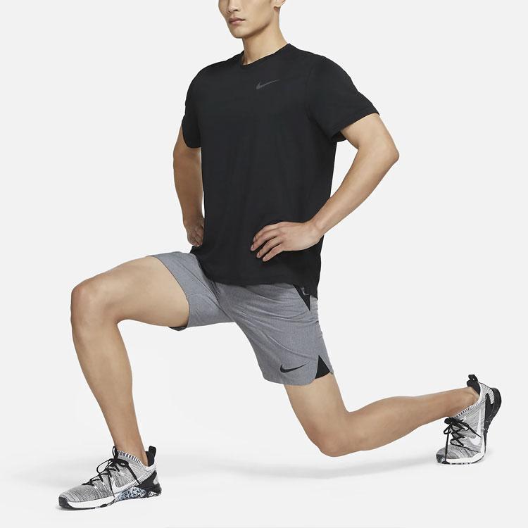 Nike Pro Dri-FIT Training Quick-Dry Crew Neck T-Shirt Men Tops Black CZ1182-011